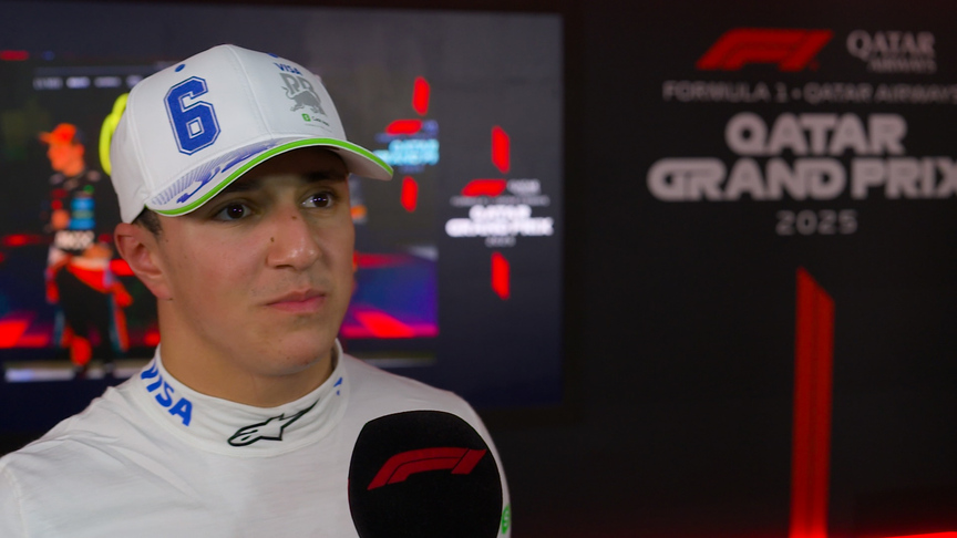 Hadjar happy with P6 – 'The car underneath me is very good'