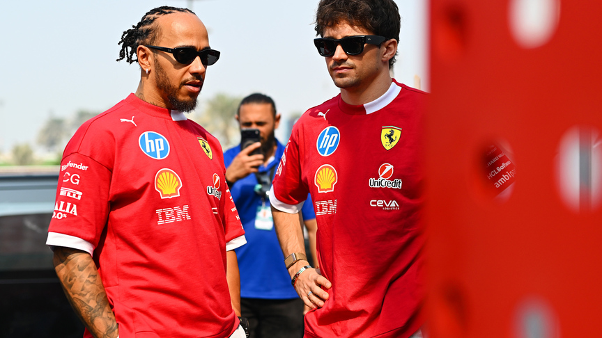 2025 Abu Dhabi GP: Hamilton and Leclerc look back on their 2025 on the Fanzone stage