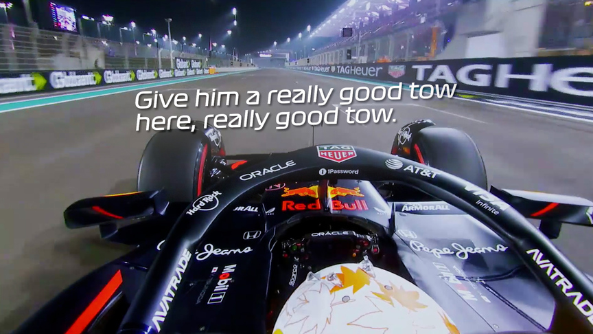 2025 Abu Dhabi GP Qualifying: Tsunoda helps Verstappen with a tow in Q3