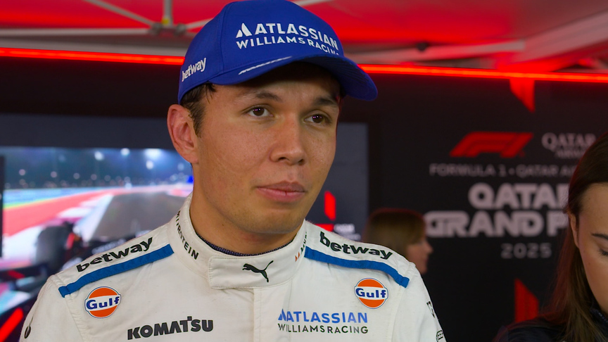 Albon: We can move forward from P15 in Qatar